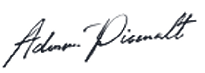 Signature d'Adam Pinsault